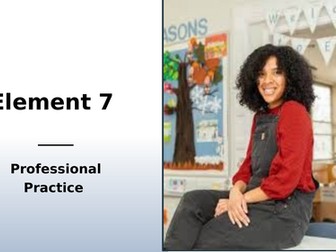 T Level Education & Early Years/ Assisting Teaching. Element 7 GEN 2 WHOLE UNIT