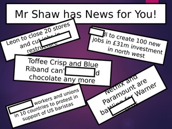 Business GCSE Christmas Adverts Analysis