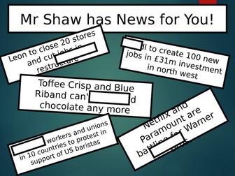 A Level Business Revision Christmas Adverts Lesson