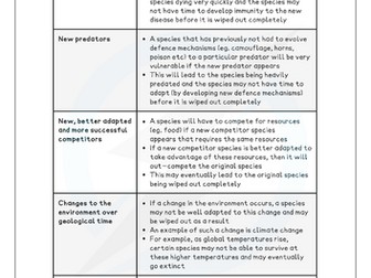 Endangered Animals and Extinction Lesson with worksheets
