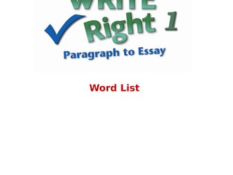 ESL: Intermediate Writing (Essay 1)