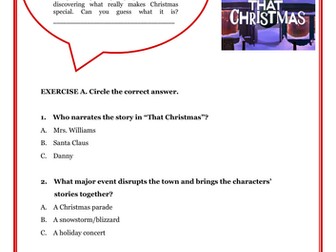 "That Christmas" (2024) Film Worksheet