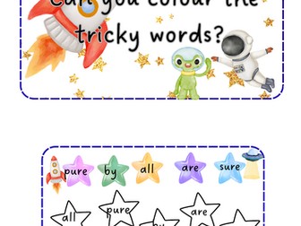 Space - Tricky word stars