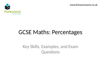 GCSE Maths Percentages