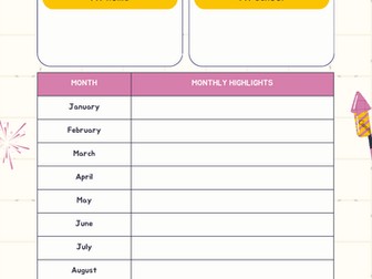 New Year, New Goals: Student Resolution Templates