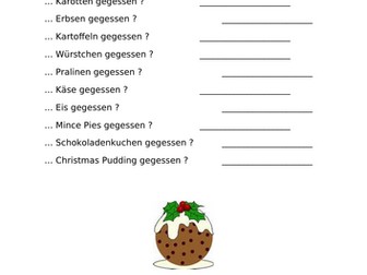 Talking about your Christmas (past tense)