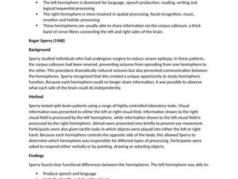 AQA Biopsychology Teaching Pack (Biopsychology, Nervous System, Endocrine System, Lo