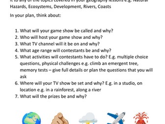 Design a Geography Gameshow