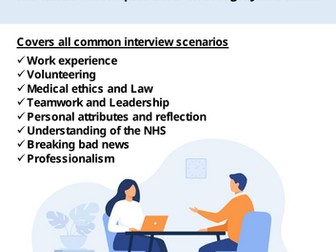 The complete guide to medical school interviews: 100 MMI station questions with high yield notes