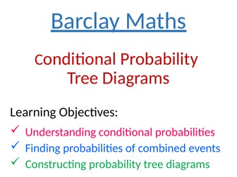 Conditional Probability Tree Diagrams