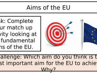 Key themes and aims of the EU