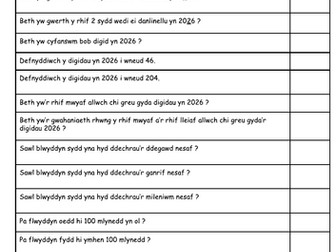 Mathemateg 2026 - dechrau gwych i'r flwyddyn