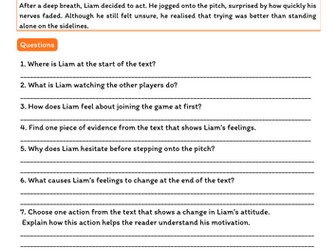 Quick Reading and Inference Bundle – Character, Setting and Motivation