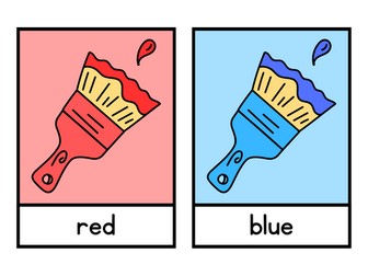 Painting area flashcards