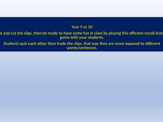 New GCSE Mi vida digital - Quiz quiz trade game