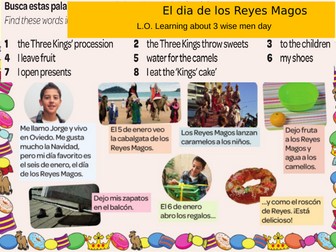 Epiphany - Spanish for year 7