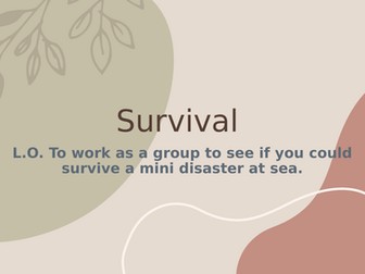 Lesson on Survival