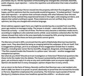 AQA GCSE English Language Paper 2 Practice Exam – The Conjuring House