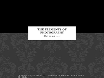 Elements of photography