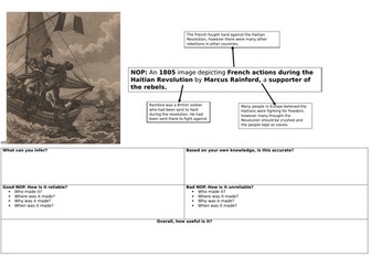 Transatlantic Slavery Source practice tasks.