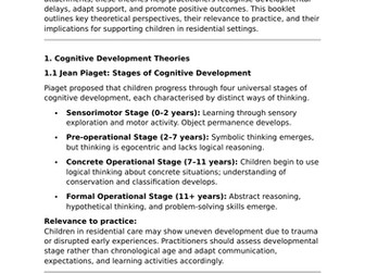 Child Dev; L5 CYP Manager