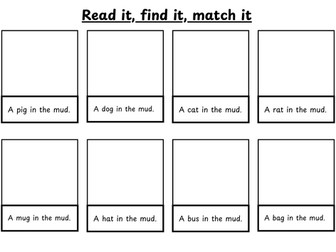 Read it, find it, match it