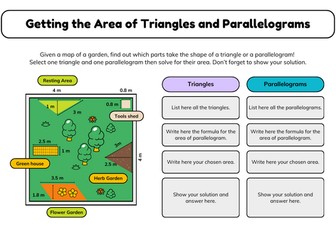 Calculate Area of Tri and Parall Shapes KS2