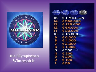 Winter Olympics 2026 / Olympische Winterspiele 2026 - German