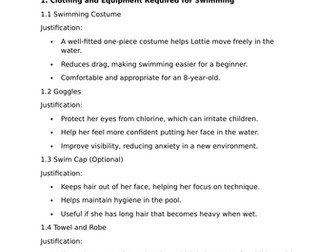 Sport COMPONENT 1: Preparing Participants to Take Part in Sport and  Physical Activity June 2026