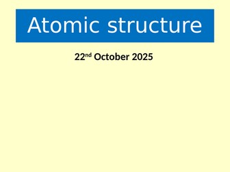 Atom structure