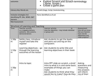 Introduction to Scratch - Lesson 1 Year 7/8
