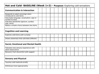 Hot and Cold - Assessment Pack