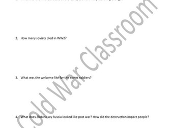 CNN Cold War Documentary Viewing Questions (Episodes 1–24)