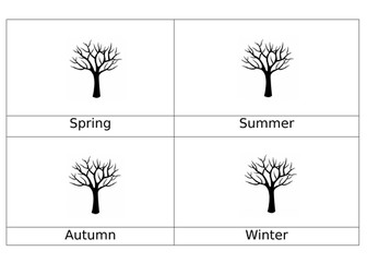 Four seasons tree calendar