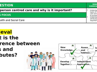 Health & Social Care Component 2 All Lessons and PowerPoints Pearsons Edexcel