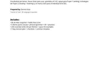 SPANISH AB INITIO REVISION BOOKLET