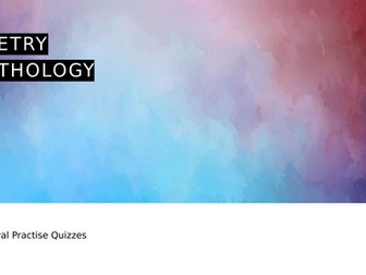 AQA Love and Relationships Poetry Quizzes