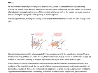 CIE Economics 9708 Model Essays Package Unit 2 Price system and the microeconomy
