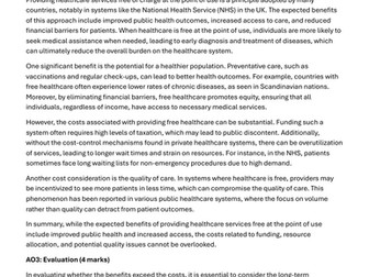 CIE 9708 Economics AS Level Essay package Unit 3 Government microeconomic intervention