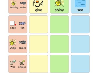 Rainbow Fish Colourful Semantics and Comprehension