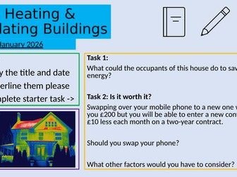 AQA GCSE Physics P2.5: Heating and Insulating Buildings