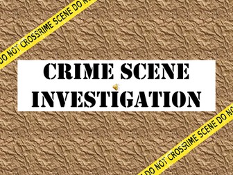 CSI Geometry – Crime Scene Investigation Maths Project