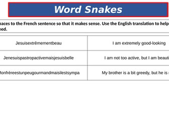 Conti style lesson on personality French