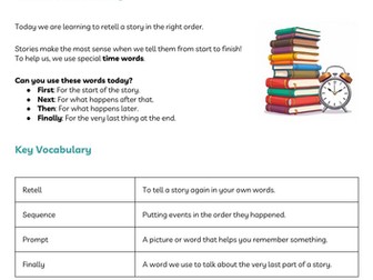 The Twits: Retell the story activity sheets