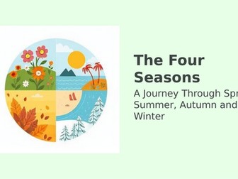 Science: Seasonal Changes: Lessons 1-6 Year 1