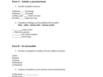 Quiz_El material escolar