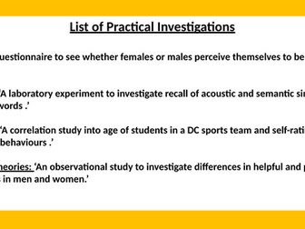 13. Biological Practical investigation