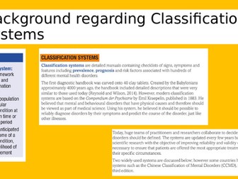 3. Classification systems