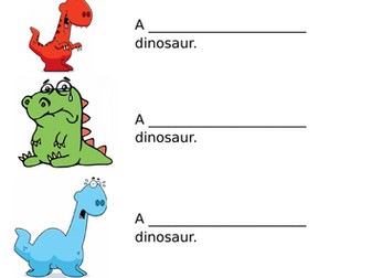 Dinosaur Adjectives