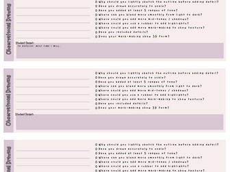 Observational Drawing feedback